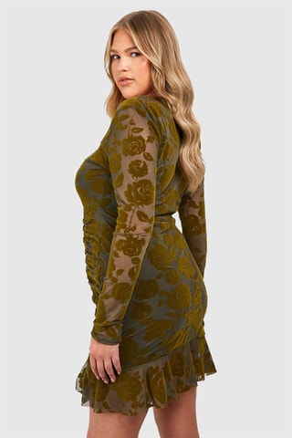 Robe drapée - Kaki