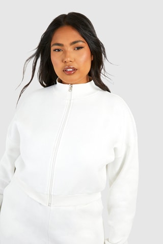 Sweat et short cargo taille haute - Ecru