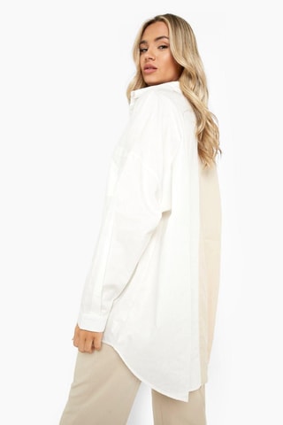 Chemisier oversize - Beige