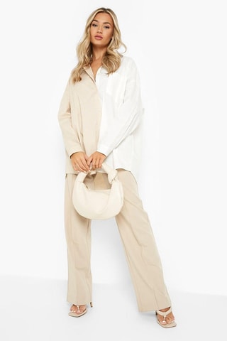 Chemisier oversize - Beige