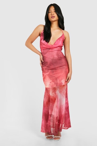Robe longue - Rouge