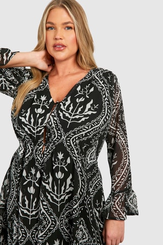 Robe midi - Noir