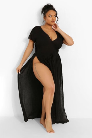 Robe de plage - Noir
