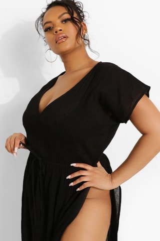 Robe de plage - Noir
