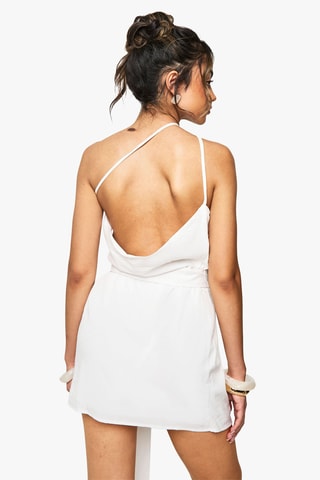 Robe asymétrique - Jaune
