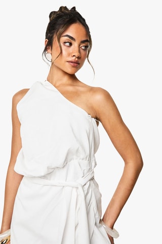 Robe asymétrique - Jaune