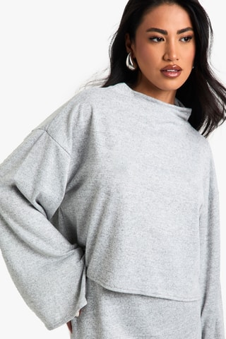 Top - Gris chiné