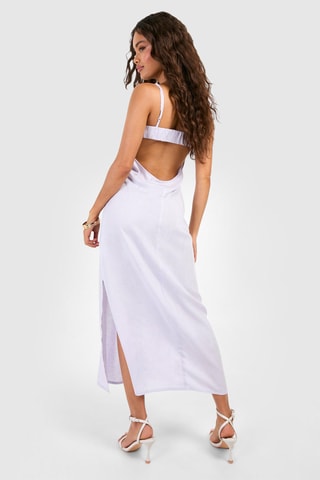 Robe midi - Mauve