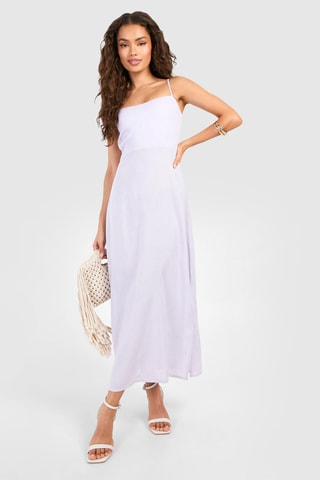 Robe midi - Mauve