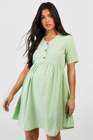 Robe de maternité - Vert d'eau