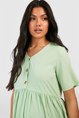 Robe de maternité - Vert d'eau