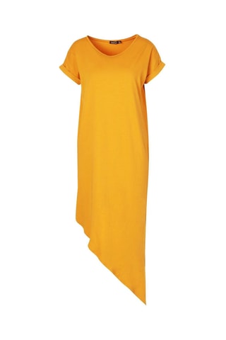 Robe midi - Moutarde