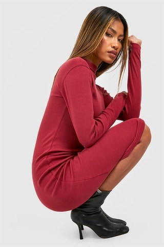 Robe midi - Bordeaux
