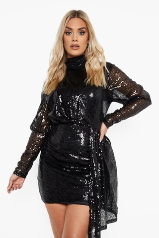 Robe fourreau - Noir