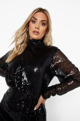 Robe fourreau - Noir
