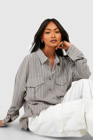 Chemisier oversize - Noir