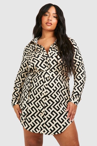 Robe chemise - Noir