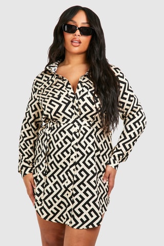 Robe chemise - Noir