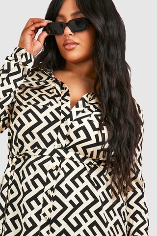 Robe chemise - Noir