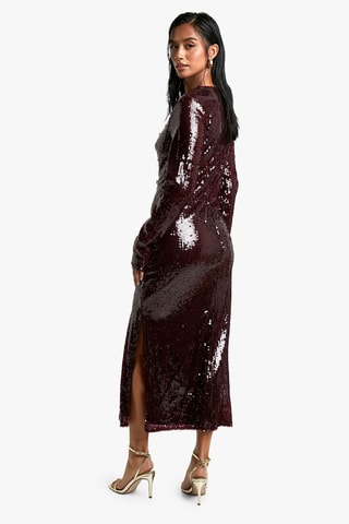 Robe droite - Bordeaux