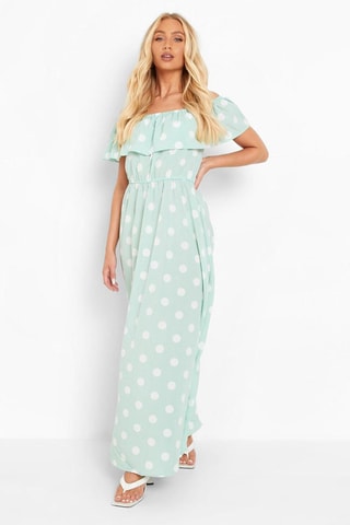 Robe longue - Vert d'eau