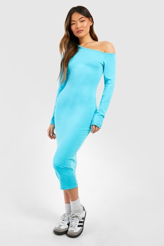 Robe fourreau - Turquoise