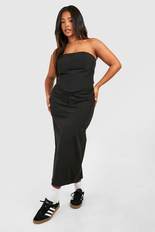 Top bustier - Noir