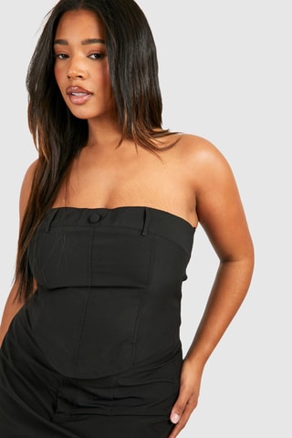 Top bustier - Noir