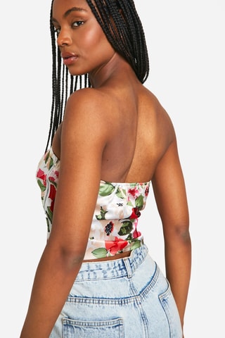 Top bustier - Rouge