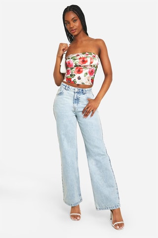 Top bustier - Rouge