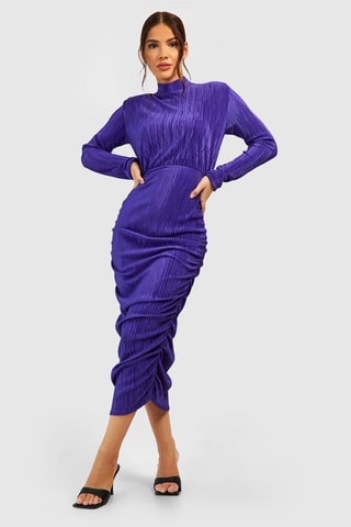 Robe plissée - Violet