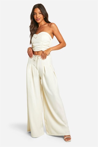 Crop top bustier - Ecru