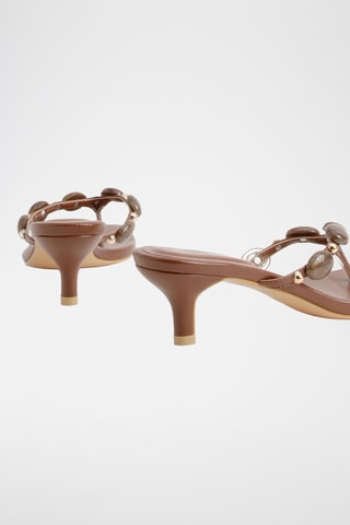 Sandales à talons - Marron