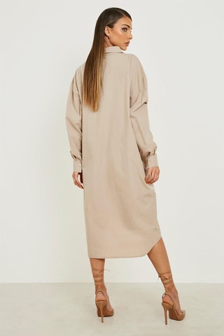 Robe chemise - Beige