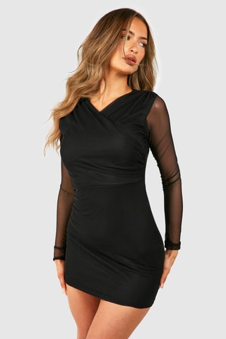Robe fourreau - Noir