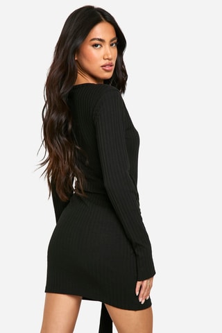 Robe fourreau - Noir