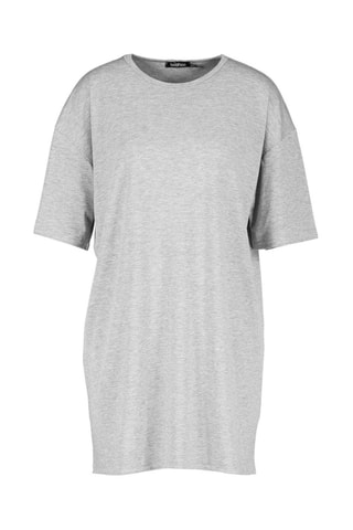 Robe t-shirt - Gris clair chiné