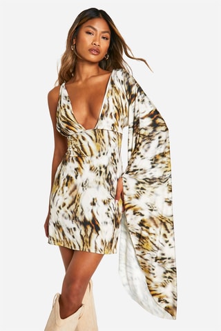 Robe droite - Marron