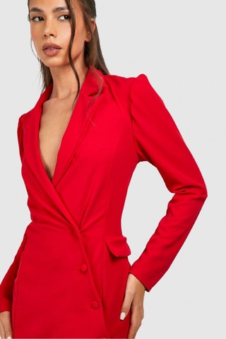 Robe chemise - Rouge
