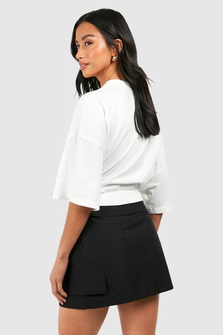 Minijupe taille haute - Noir