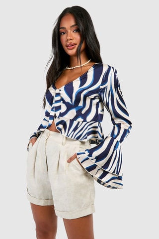 Crop top - Bleu marine