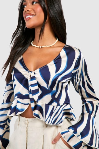 Crop top - Bleu marine
