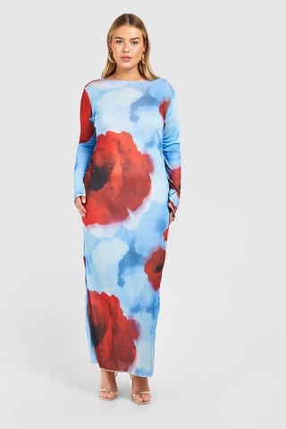 Robe longue - Bleu clair