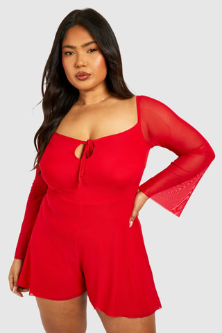 Combishort - Rouge
