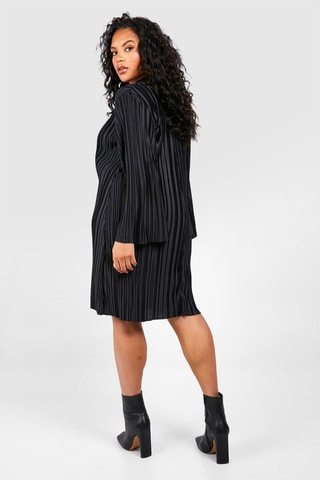 Robe plissée - Noir