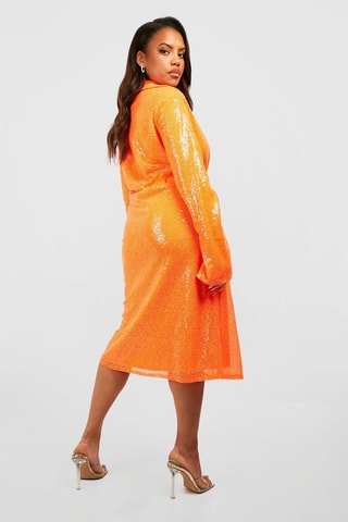Robe midi - Orange