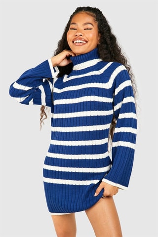 Robe pull - Bleu marine