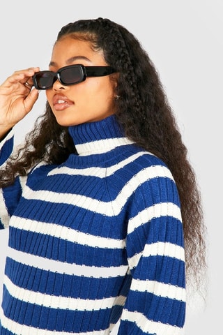 Robe pull - Bleu marine
