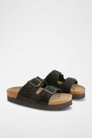 Mules plateformes - Noir