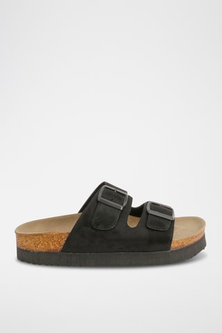 Mules plateformes - Noir